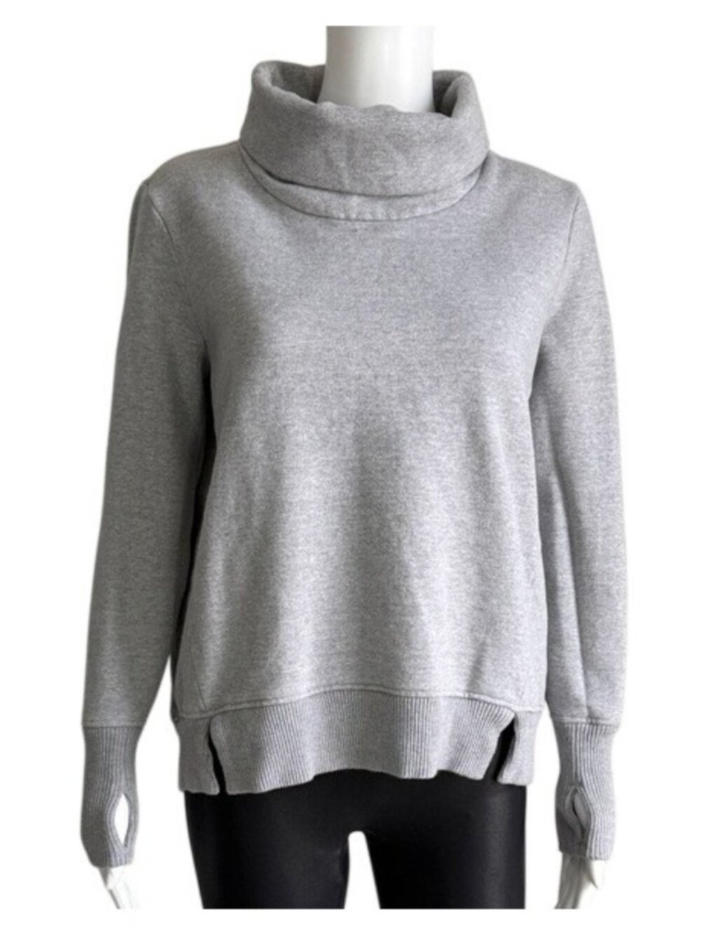 Athleta Cozy Karma Fleece Cowl Neck Sweatshirt – Size S